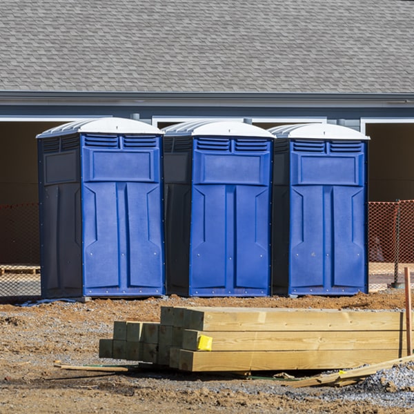 is there a specific order in which to place multiple portable toilets in Honea Path